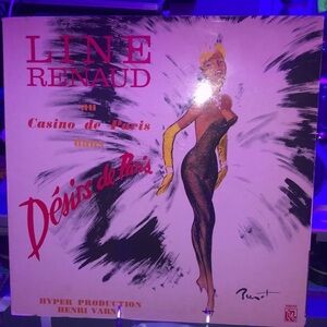 Autographed Line Renaud Record Vintage 1940s